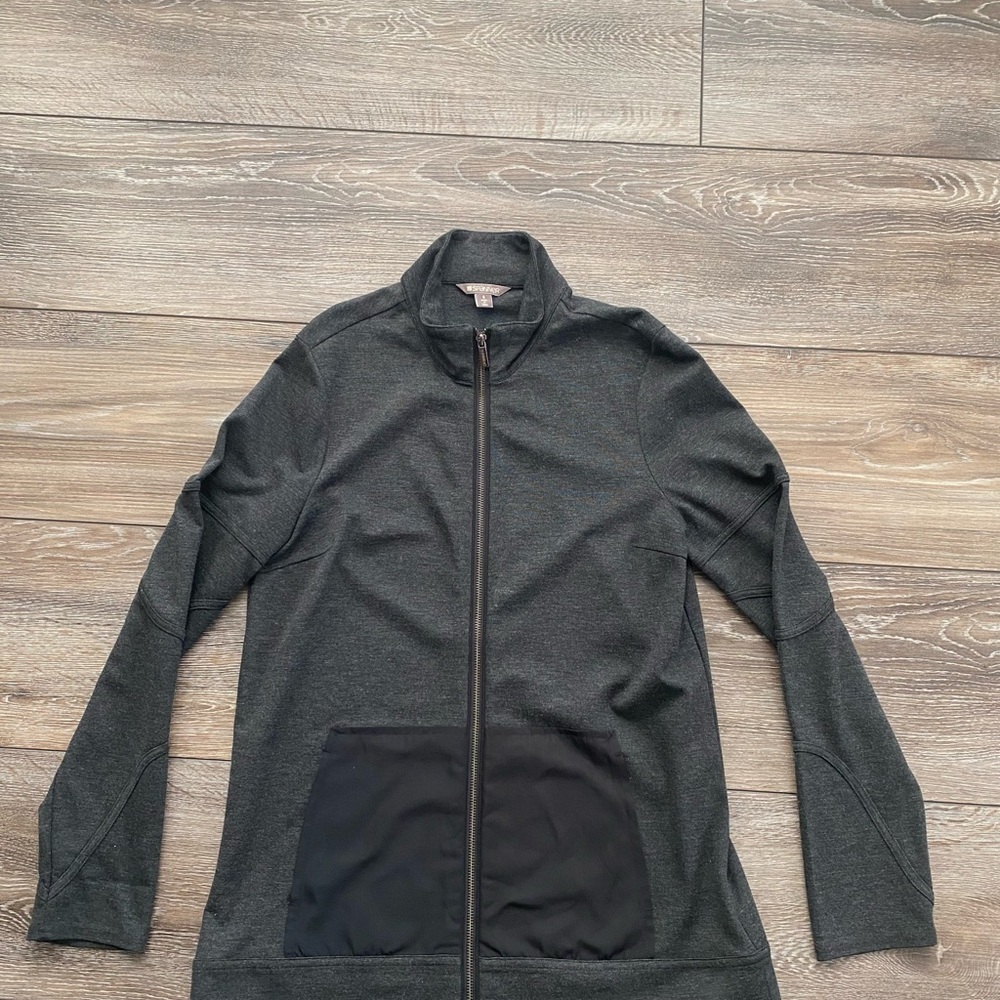 Spanner gorgeous jacket/sweater, dark grey 2 way zip/8 - Picture 2 of 13